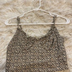• PACSUN LA HEARTS animal print tank top size small good condition!!!